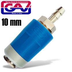GAV Safety Quick Coupler 10mm Packaged Two Stage Release Airblock